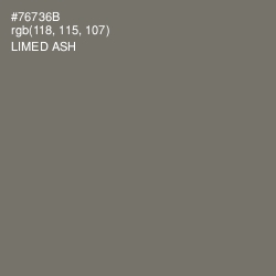 #76736B - Limed Ash Color Image
